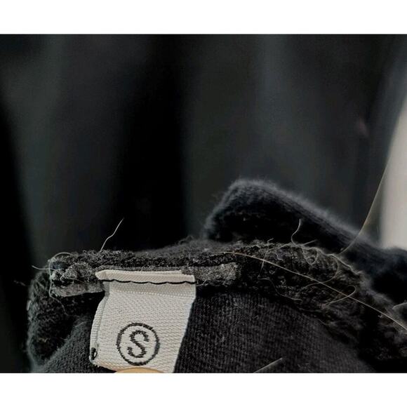 Anthropologie Top Womens Small Black Tank Ruffle Keyhole High Mock Neck Tla - Picture 4 of 9